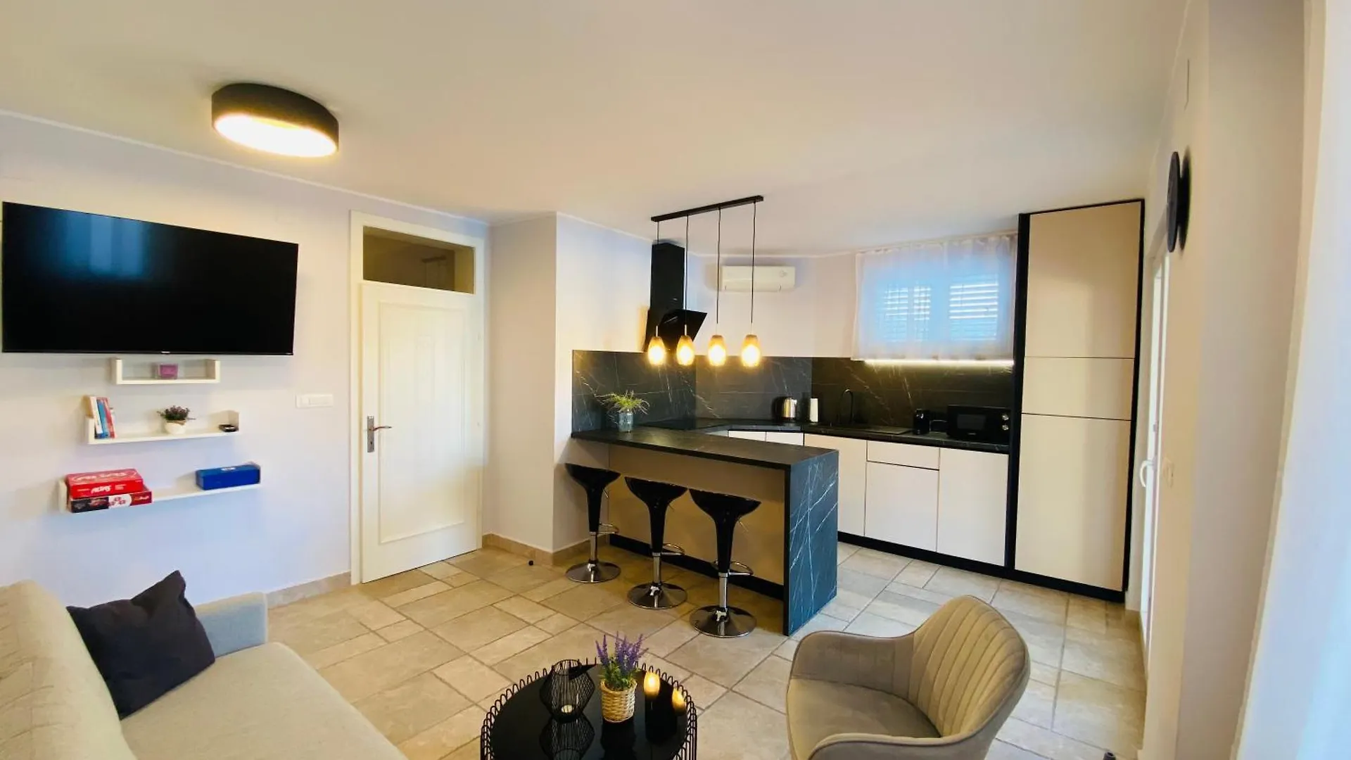 Pool Apartment Antonia Pag Town Croatia